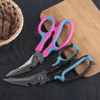 Ножницы кухонные для мяса и рыбы «Краски», 20 см, цвет МИКС															