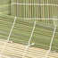 Циновка для суши бамбуковая Зеленая 27×27 см															